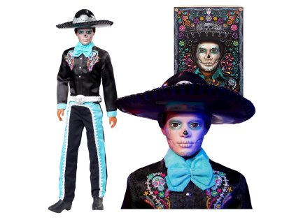 Barbie Dia de Muertos Sběratelská panenka Ken HRM73