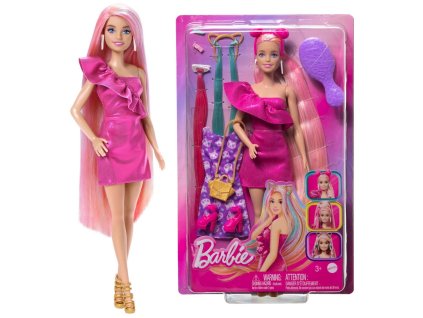 Panenka Barbie Totally Hair Pink Fun JDC85