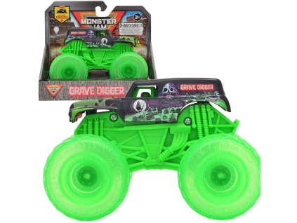 Monster Jam Vozidlo s osvětlenými koly 1:43 Grave Digger