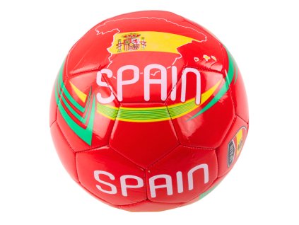 Fotbalový míč Španělská vlajka 24 cm Velikost 5