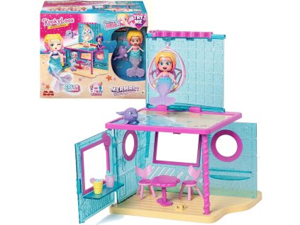 KookyLoos Mořský domeček – figurka Shelly, mořská víla měnící barvu + dům a doplňky