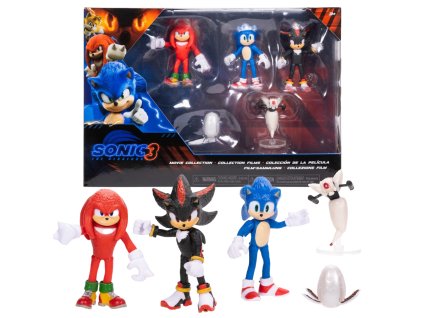 Sada figurek Sonic 3: Ježek Sonic – 5 figurek