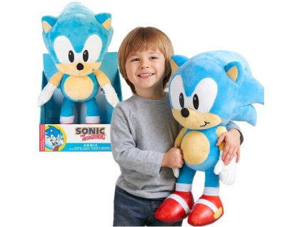 Jakks – Sonic the Hedgehog 40478, velký plyšák Sonic
