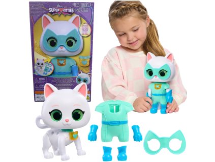 Disney Junior SuperKámoši – interaktivní figurka Bitsy (Kizia), 20 cm + doplňky, světlo a zvuk