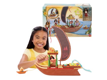 Mattel Disney Vaiana 2 sada Vaianina loď JBT78