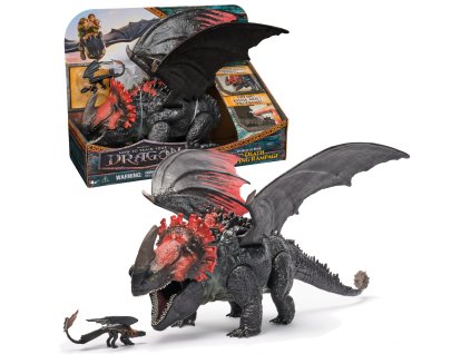 Jak vycvičit draka – figurka Red Death (Rudá smrt) a Bezzubka (Toothless)