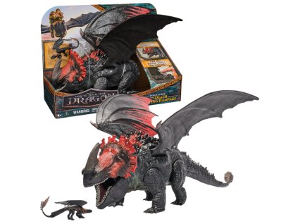 Jak vycvičit draka – figurka Red Death (Rudá smrt) a Bezzubka (Toothless)