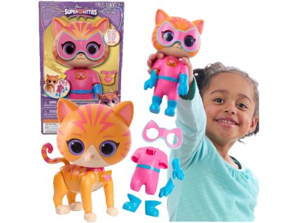 Disney Junior SuperKámoši – interaktivní figurka Ginny/Gosia, 20 cm + doplňky, světlo a zvuk