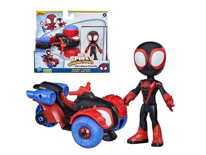 Marvel Spidey a Jeho Úžasní Kamarádi Figurka Miles Morales s Vozidlem Techno Racer F1941