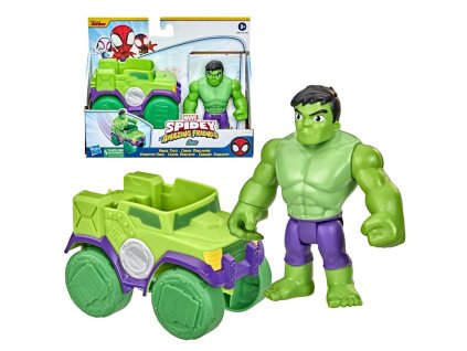 Marvel Spidey a Jeho Úžasní Kamarádi Figurka Hulk s Vozidlem Smash Truck F3984