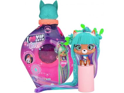 IMC Toys I Love Vip Pets Cats Figurka Kočičky s dlouhými vlasy na úpravu Stormy 714533