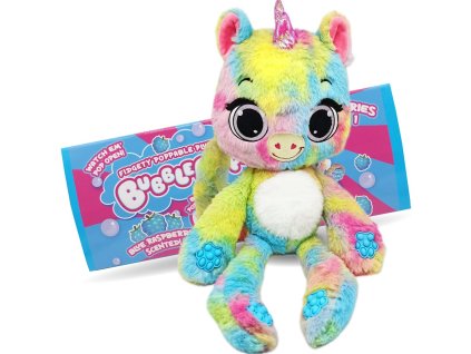 Bubblepops Voňavý plyšák Jednorožec Malina
