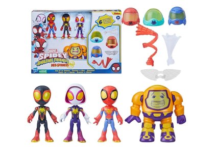 Marvel Spidey a Jeho Úžasní Kamarádi Web-Spinners Sada 4 Figurek F6693