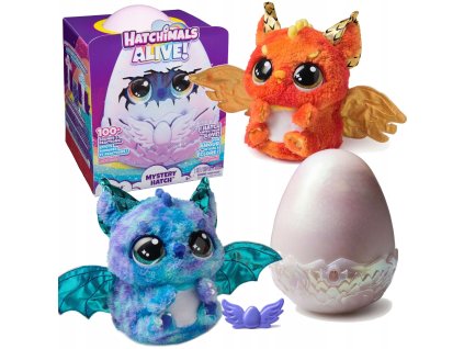 Hatchimals Alive Mystery Hatch Draggle- Kouzelné vajíčko překvapení se světlem a zvukem