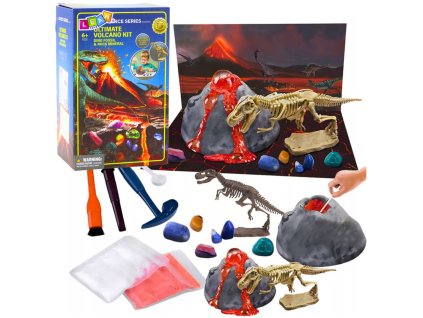 Vzdělávací Sada Sopka Experiment Dinosauři