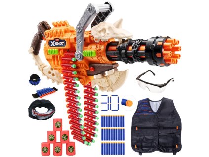 X-Shot Insanity HorrorFire Dread Hammer 36733 MEGAPACK cíle + 30 šipek waffle + páska + vesta + cíle + brýle + bandana