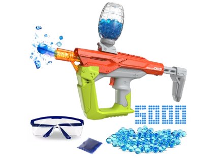 SKD Blaster Automatická Puška na Gelové Kuličky Python CS-003 Oranžová