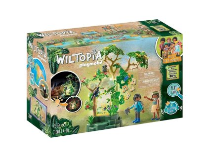 Playmobil Wiltopia Noční Světlo Deštného Pralesa Sada 2v1 Noční Lampička 71009