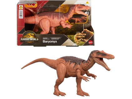 Figurka Dinosaurus Baryonyx Jurassic World Rebirth Wild Roar zvuk 18 cm