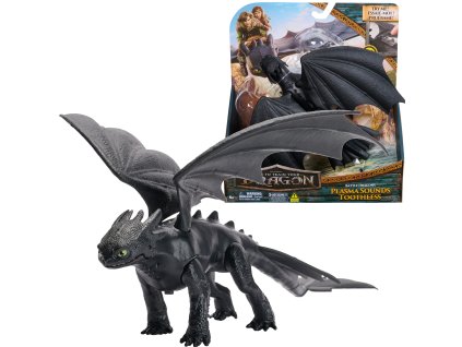 Jak vycvičit draka interaktivní figurka Bezzubka Toothless se zvukem 30 cm