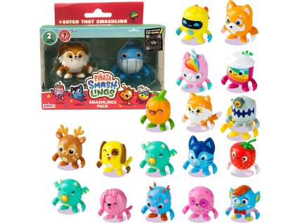 Sada Pinata SmashLings 2 náhodné figurky stvoření Smashlings Pack