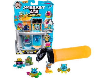 Sada 5 překvapení figurek Mr Beast Lab Swarms Atomic Series Lab Pack