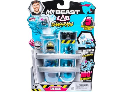Sada 5 překvapení figurek Mr Beast Lab Swarms Alpha Series Lab Pack