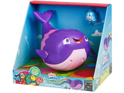 Sada Pinata SmashLings Duha Velryba + 4 figurky Rainbow Whale