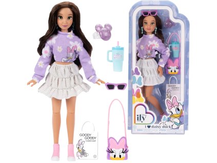 Disney ILY 4ever módní panenka s motivem Daisy Duck a sadou doplňků 30 cm