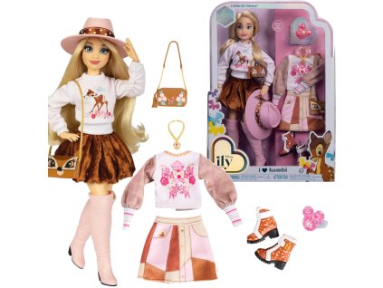 Disney ILY 4ever módní panenka s motivem Bambi a sadou doplňků 30 cm