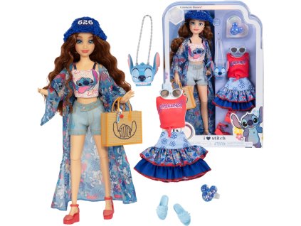 Disney ILY 4ever módní panenka s motivem Stitch a sadou doplňků 30 cm