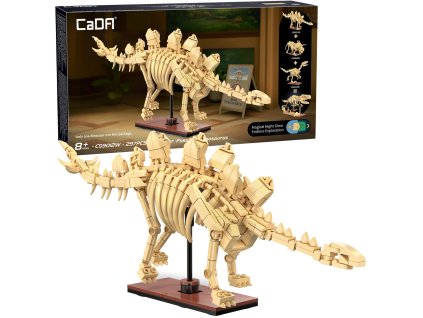 Stavebnice CaDA sada dinosauří kostra Dinosaur Fossils: Stegosaurus 297 dílů