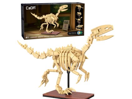Stavebnice CaDA sada dinosauří kostra Dinosaur Fossils: Velociraptor 256 dílů