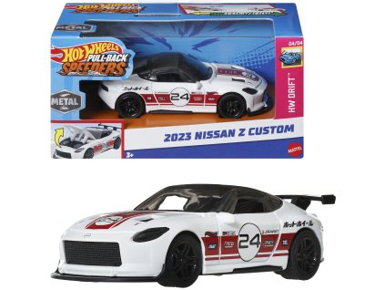 Hot Wheels Pull-Back Speeders auto 2023 Nissan Z Custom
