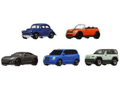 Matchbox sada 5 kovových vozidel MBX British Roadways 5-pack
