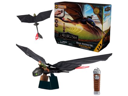 Jak vycvičit draka interaktivní létající figurka Bezzubka Toothless RC