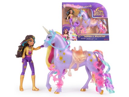 Unicorn Academy sada panenka Sophia a figurka jednorožce Wildstar + doplňky