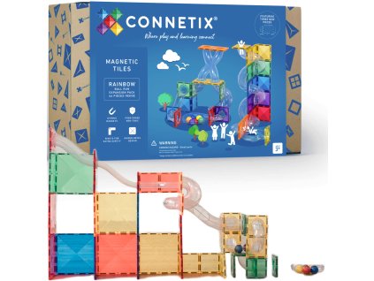 CONNETIX Ball Run Expansion Pack kreativní magnetické kostky 66 dílů