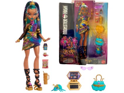 Monster High Nefera DeNile panenka 28 cm + doplňky