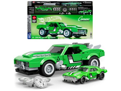 Mattel Brick Shop Hot Wheels Speed Series Custom ’68 Camaro 289 dílů stavebnice