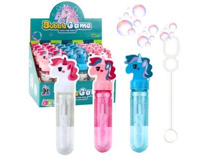 Bublifuk jednorožec 3 dírky mix barev 30 ml
