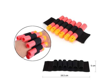 Páska na ruku na 6 šipek Nerf MEGA