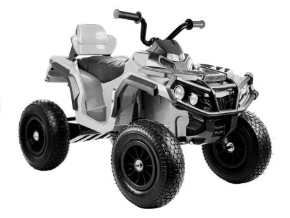 Čtyřkolka BDM0906 Elektro  čerpacích kolech vozidla - Bílá