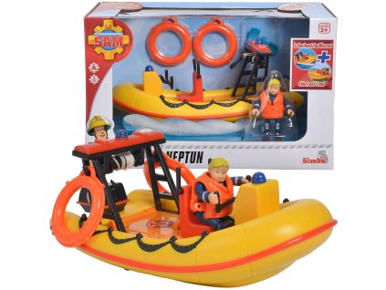 Simba Hasič Sam záchranný člun Neptun Neptun + figurka Penny + příslušenství