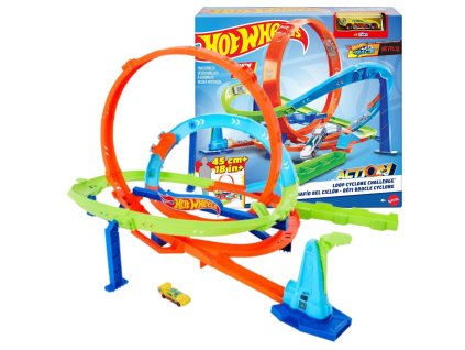 Hot Wheels Action Sada Tratí Šílené Tornádo HTK16