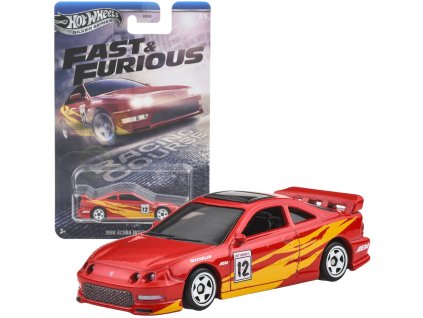 Hot Wheels Fast & Furious auto 1996 Acura Integra GSR Silver Series 7 cm