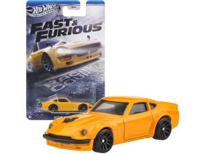 Hot Wheels Fast & Furious auto Datsun 240Z Silver Series 6,5 cm