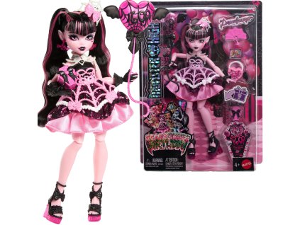 Monster High Draculaura Strašisladké Narozeniny panenka 27 cm + doplňky