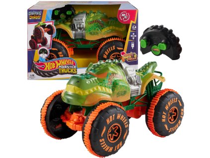 Hot Wheels Monster Trucks Rageasaur RC dálkově ovládané dinosauří vozidlo
