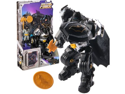 DC Comics Metal Force Sada Figurka + Brnění Batman Superhrdina Noční Rytíř 10 cm